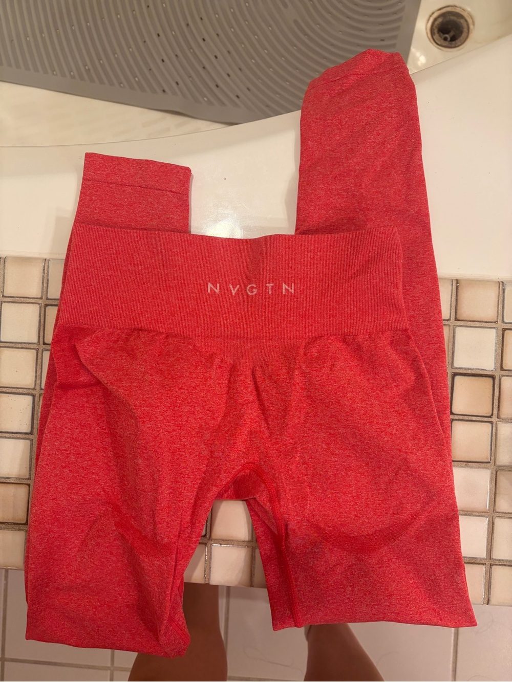 NVGTN Red Seamless womens Leggings